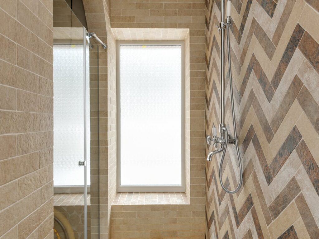 Tile and shower detail for a bathroom remodel