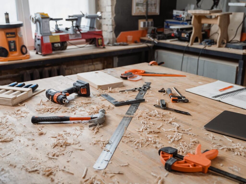 Construction tools and materials for custom construction planning